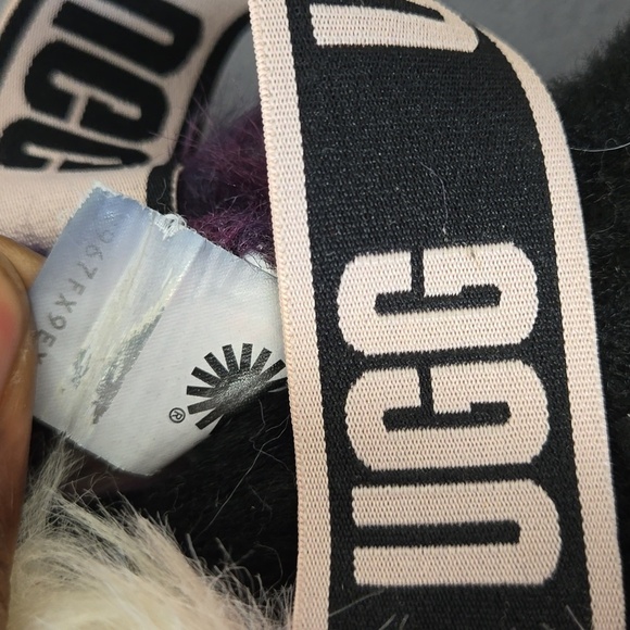 UGG Multicolor Fluffy Slippers - Picture 8 of 10